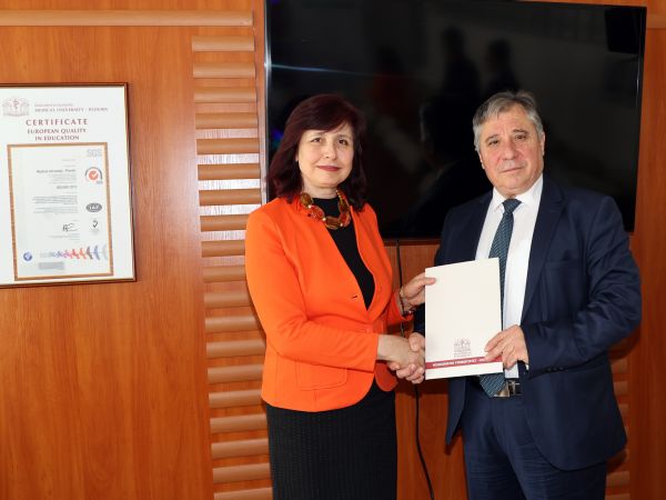 Меморандум за сътрудничество подписаха МУ-Пловдив и Тракийският университет